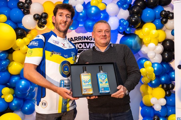 Warrington Wolves and EnglandRL Superstar Stefan Ratchford Working with The Bolton Gin Company